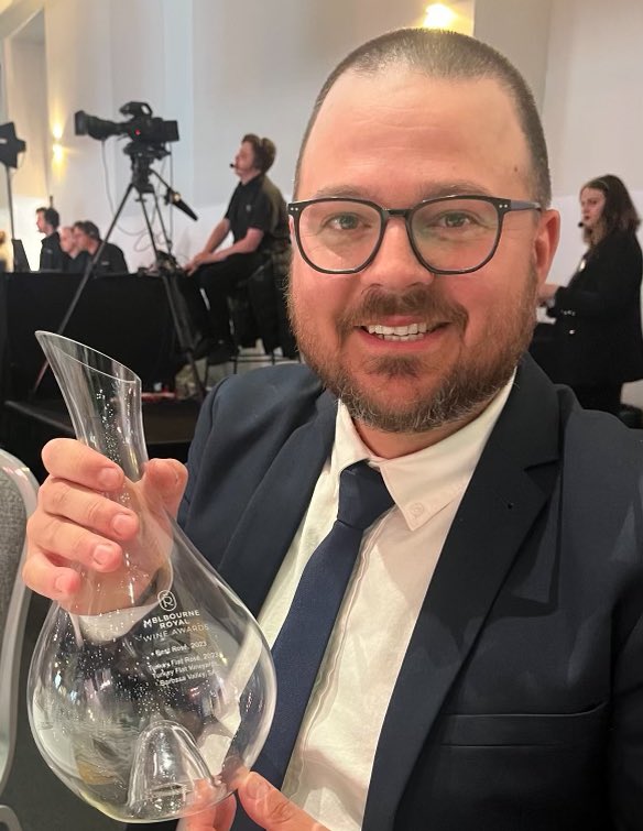 JAdamsSSDD's tweet image. Proud as brother moment…gold at the Melbourne Royal Wine Awards for his “Turkey Flat Vineyards” Rose’….Barossa Valley….SA Great…#BVplonk