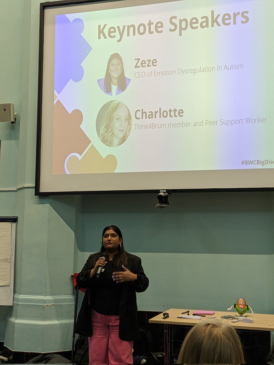 Niyah Campbell (@ncampbellpsych) on Twitter photo Inspiring stories for Experts by Experience to start off today's #BigDiscussionBWC - a youth-led event about Birmingham's health services.
<a href="/ZeZeJonesBoi/">Zaynab Sohawon FRSA BCAh</a> sharing her journey to co-production with <a href="/BWC_NHS/">BWC NHS Trust</a>, <a href="/EDysregAutism/">Emotion Dysregulation in Autism</a> and <a href="/IMH_UoB/">The Institute for Mental Health (IMH)</a> Inspiring stories for Experts by Experience to start off today's #BigDiscussionBWC - a youth-led event about Birmingham's health services.
<a href="/ZeZeJonesBoi/">Zaynab Sohawon FRSA BCAh</a> sharing her journey to co-production with <a href="/BWC_NHS/">BWC NHS Trust</a>, <a href="/EDysregAutism/">Emotion Dysregulation in Autism</a> and <a href="/IMH_UoB/">The Institute for Mental Health (IMH)</a>
