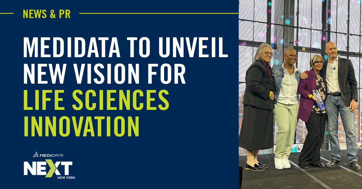 carl4376's tweet photo. #MedidataNEXT New York 2023, the world’s premier clinical research conference, launches next week from Nov 7–8! 700+ industry leaders will convene to push the boundaries of life sciences, from research to commercialization &amp; more.

Learn more: https://t.co/lGZGU9bW6t

@Medidata https://t.co/DRYk3IReKh