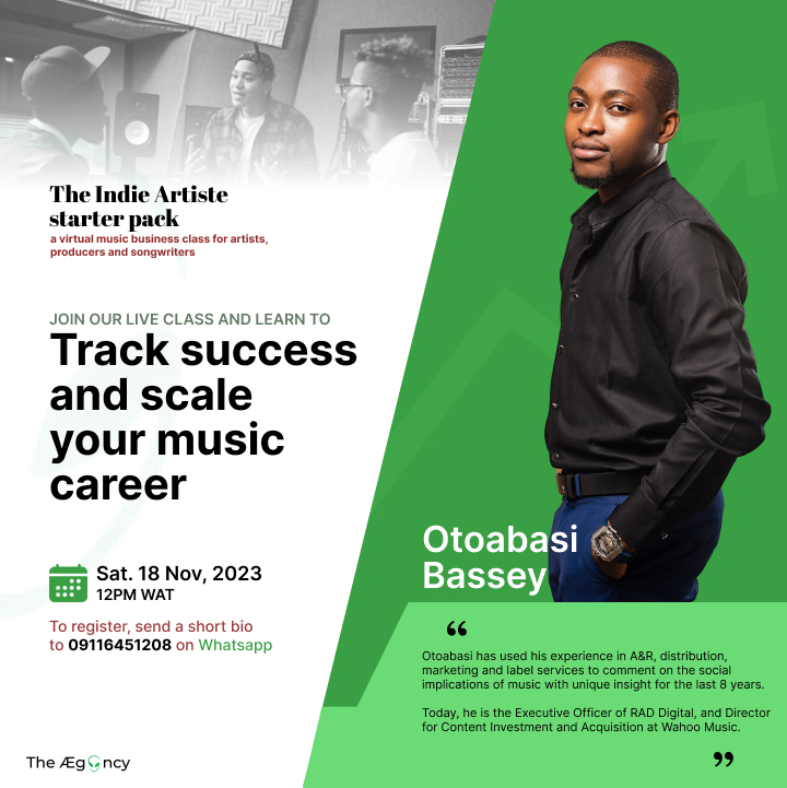 oteejoe's tweet photo. My passion for helping Artistes upscale is one that drives me to constantly seek to educate them and help them to build a progressive product mindset when it comes to building their Career. Shout out to @TheÆgency and @EkpinGabriel for this initiative and i would advice Music acts, songwriters, producers, managers and enthusiasts to join in to learn and connect.