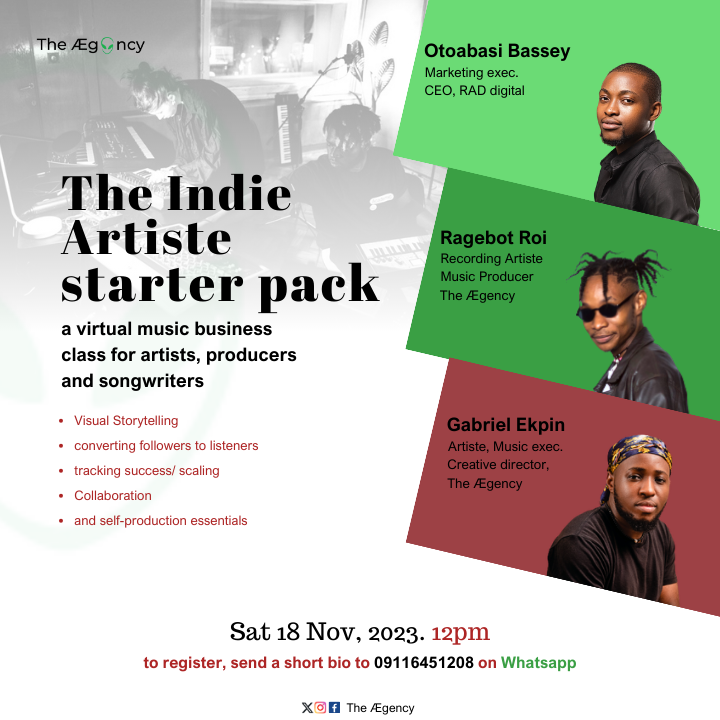 oteejoe's tweet photo. My passion for helping Artistes upscale is one that drives me to constantly seek to educate them and help them to build a progressive product mindset when it comes to building their Career. Shout out to @TheÆgency and @EkpinGabriel for this initiative and i would advice Music acts, songwriters, producers, managers and enthusiasts to join in to learn and connect.