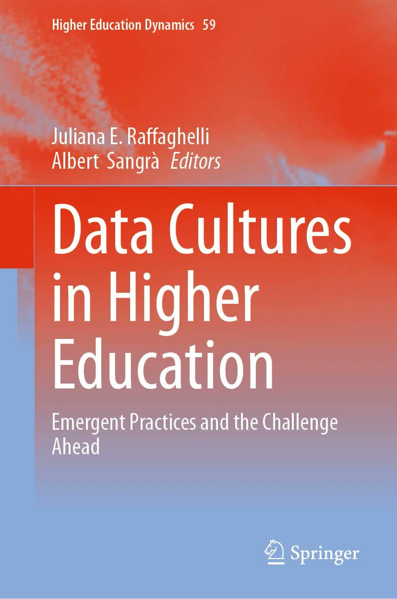 Edul@b Research Group (@edulabtic) on Twitter photo Take a look at the new book "Data Cultures in #HigherEducation: Emergent Practices and the Challenge Ahead" edited by <a href="/JulianaR71/">Juliana Raffaghelli @LaRaffa@xarxa.cloud</a> and <a href="/albert_sangra/">Albert Sangrà</a>
👥 Including chapters by <a href="/montseguitert/">Montse Guitert</a>, <a href="/tromeu/">Teresa Romeu</a>, <a href="/mromerocar/">Marc Romero</a>, <a href="/daviniahl/">DaviniaHL</a> and many more! 👀
📖🔗: link.springer.com/book/10.1007/9… Take a look at the new book "Data Cultures in #HigherEducation: Emergent Practices and the Challenge Ahead" edited by <a href="/JulianaR71/">Juliana Raffaghelli @LaRaffa@xarxa.cloud</a> and <a href="/albert_sangra/">Albert Sangrà</a>
👥 Including chapters by <a href="/montseguitert/">Montse Guitert</a>, <a href="/tromeu/">Teresa Romeu</a>, <a href="/mromerocar/">Marc Romero</a>, <a href="/daviniahl/">DaviniaHL</a> and many more! 👀
📖🔗: link.springer.com/book/10.1007/9…