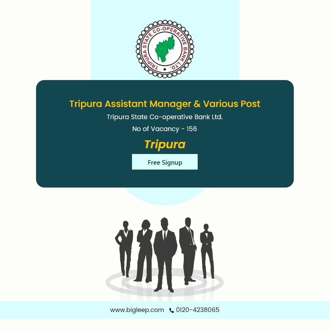 bigleep_india's tweet photo. Tripura Assistant Manager &amp; Various Post

Hiring Now: Tripura State Co-operative Bank Ltd (TSCB)

Apply Now: https://t.co/5Tf9CbrPTY

#jobavailable #applicationfee #jobsinindia #jobalerts #govtjobs #indiajobs #tripuragovtjobs #bankjobs #TSCB #tripurajobs #bankassistantmanager https://t.co/ChFtKDQEqp