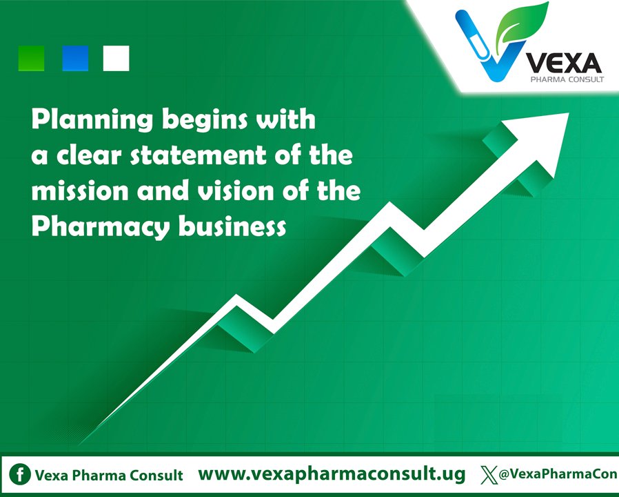 “A strategic plan might follow from a comprehensive pharmacy consultancy firm’s assessment and options analysis.” @VexaPharmaCon provides consultation on the nitty-gritty while on your quest to establish a successful pharmacy business. ✉️ info@vexapharmaconsult.ug