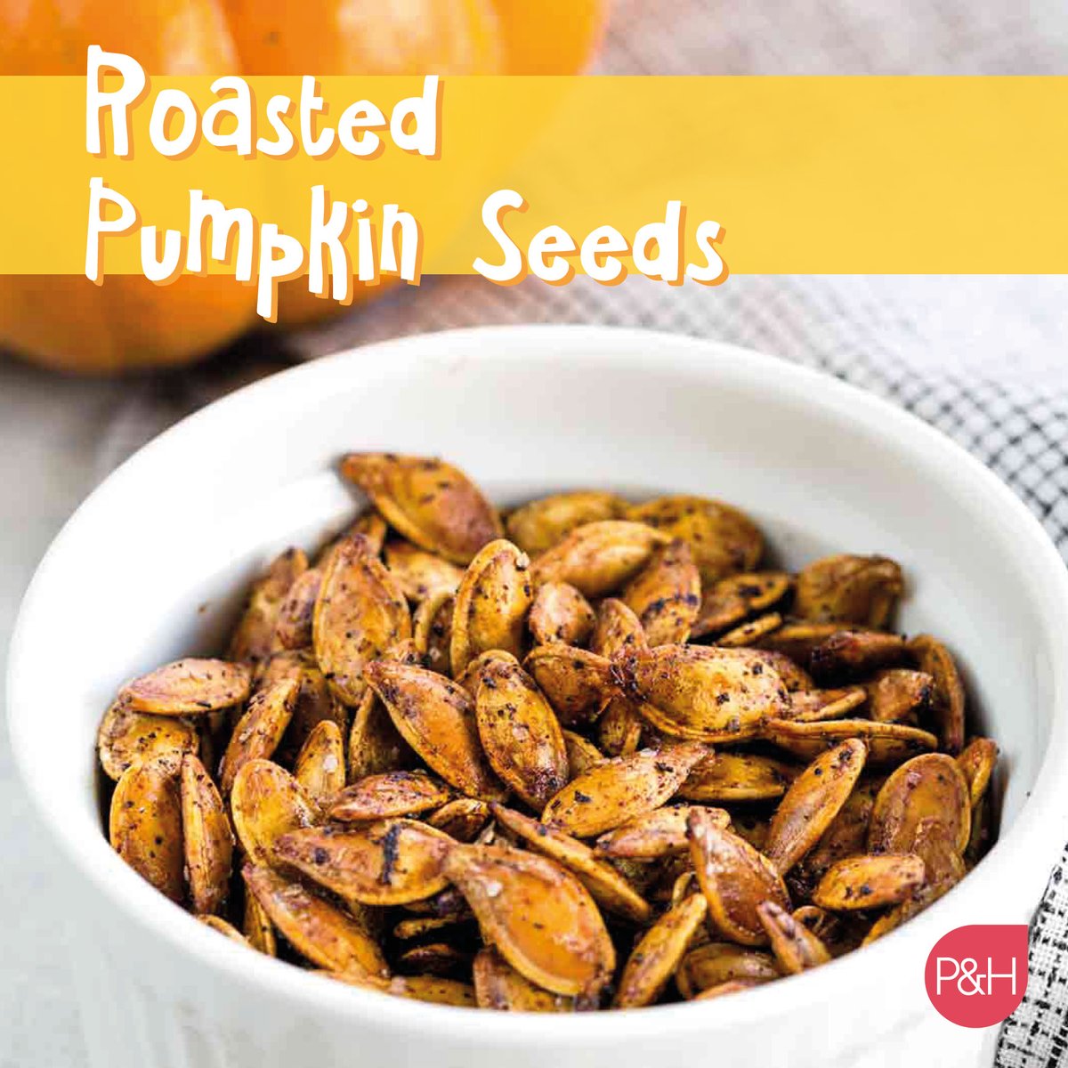 It's not just the flesh of a pumpkin that's delicious, but the seeds are too!

Once roasted, they're addictive as a snack, can add extra crunch to a salad, or even take a loaf bread to the next level.

So don't throw away those pumpkin seeds, make something delicious instead!