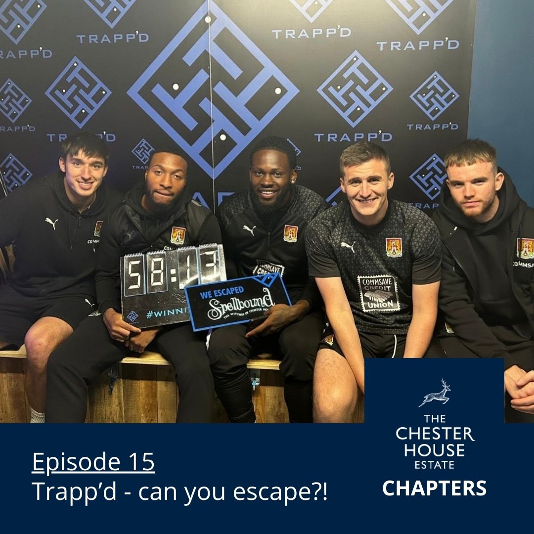 🎙️Chester House Chapters Episode 15: Trapp'd - can you escape? Our latest episode visits some of our resident shops on the estate -including our newest edition @trappdgames! Have a listen here: …terhouseestatechapters.buzzsprout.com/2011419/138955…