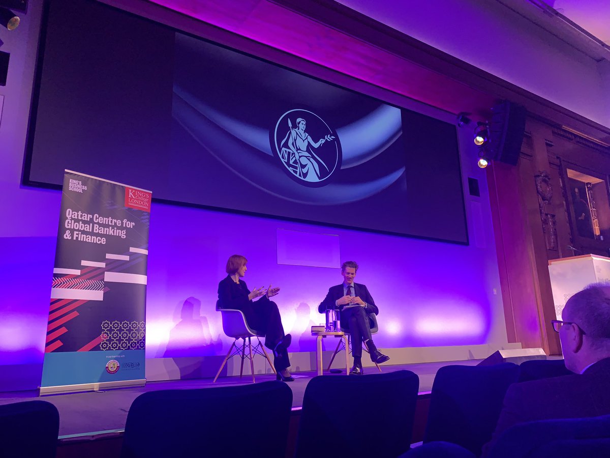 Great to be at the BoE watchers conference today. We kicked off with a discussion of BoE plans on balance sheet reduction (with Andew Hauser and @senoj_erialc - QE created distortions in markets - QT likely to improve functioning of financial markets. @MMF_research