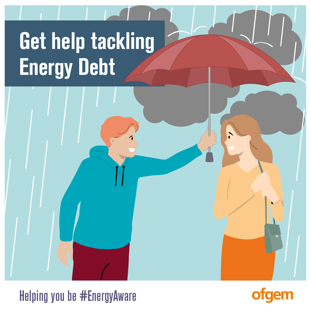 Have you fallen behind on paying your energy bills? Find free debt advice 👉 ow.ly/A5Ua50PTXwo Check your eligibility for extra support 👉 ow.ly/5M2f50PTXwz Find out about grants available to pay off debts 👉 ow.ly/5M2f50PTXwz