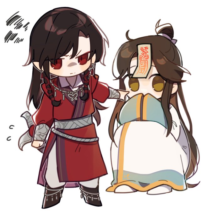 #TGCF #天官赐福 一部加筆修正したハロウィン花怜せっかくなのでこっちにもあげとく 