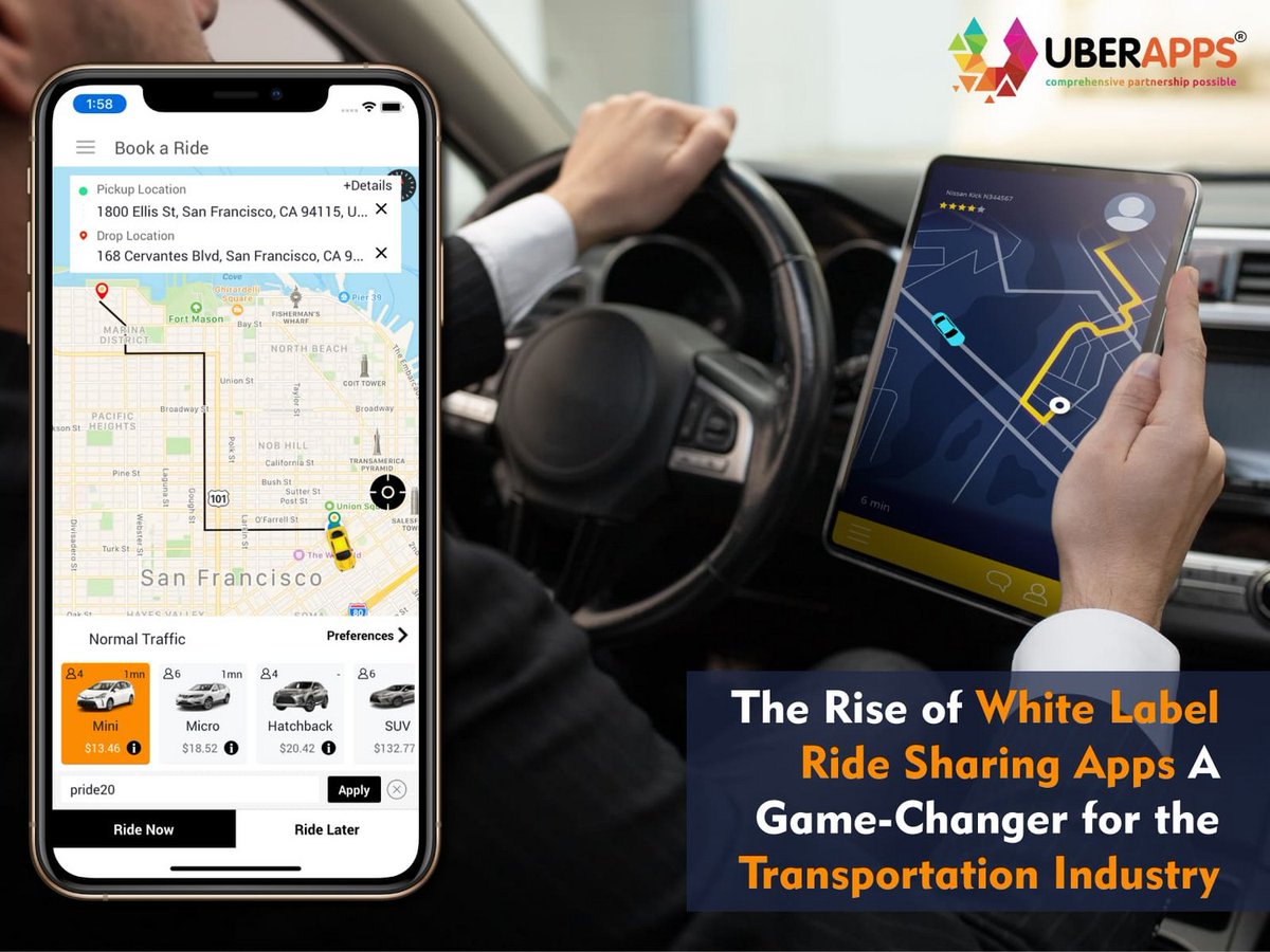 UBERAppsTech's tweet image. 🚀 Get ready for a revolution in transportation! 🌟 The Rise of White Label Ride Sharing Apps is changing the game in the transportation industry. 🚗📲

The rise of White Label #RideSharing Apps is here to redefine the game! 🌐
 To learn more: bit.ly/3QHxZOa
#UBERApps