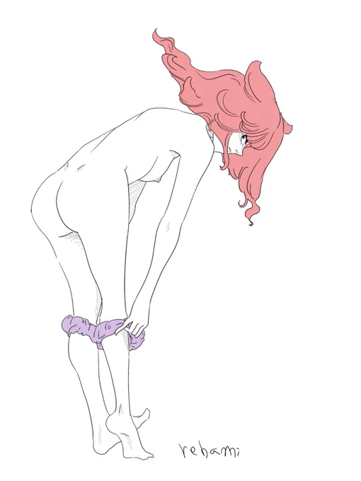 メンダコちゃんパンツ履いてるとこです #イラスト