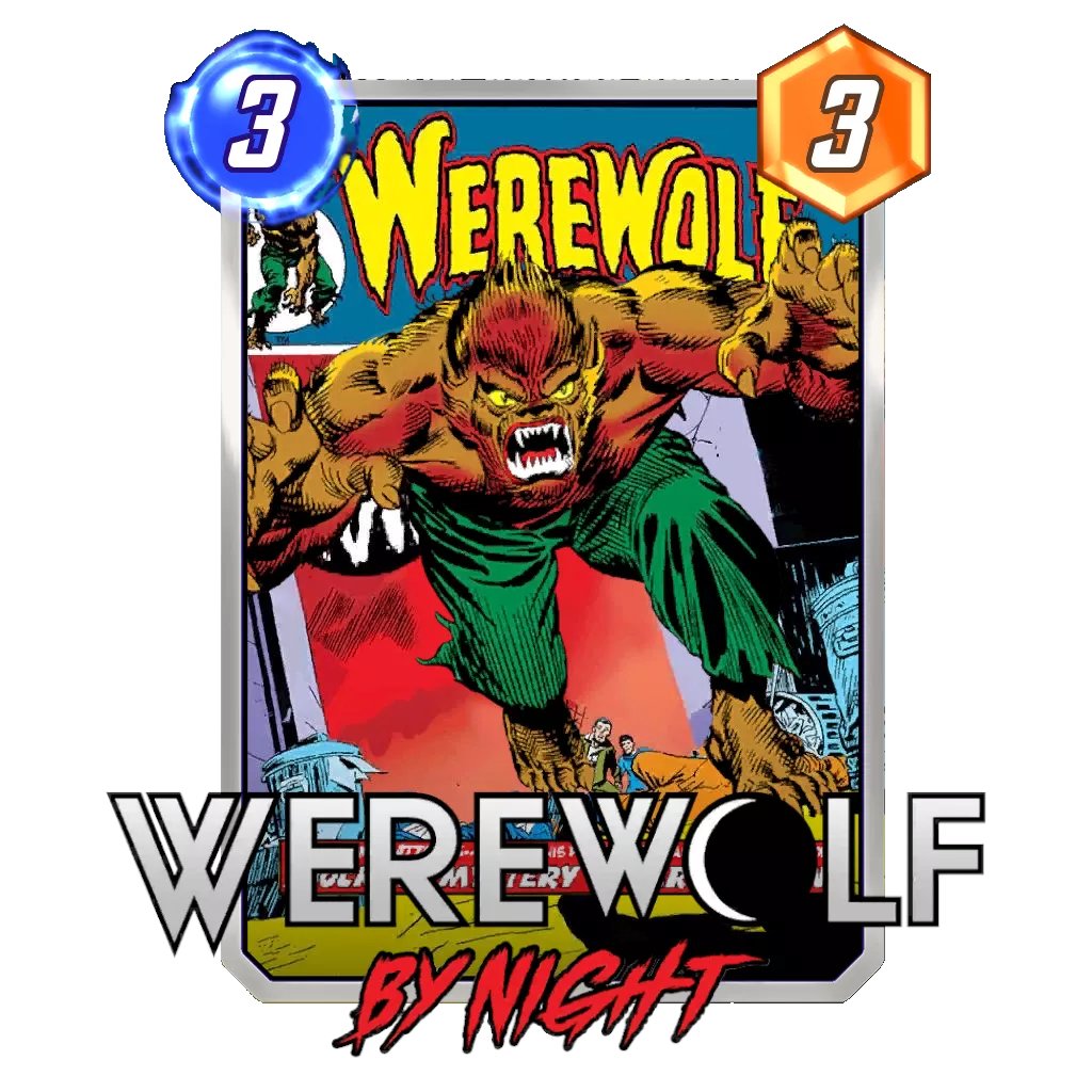 MarvelSnapZone's tweet photo. Has Werewolf By Night performed to its expectations so far in this ever-changing #MarvelSnap environment?
@SafetyBlade_HS once again explores the card for this weekend's challenge, and decks you can use for them!
https://t.co/yrqMSLkHra https://t.co/x0YBoXAQvC