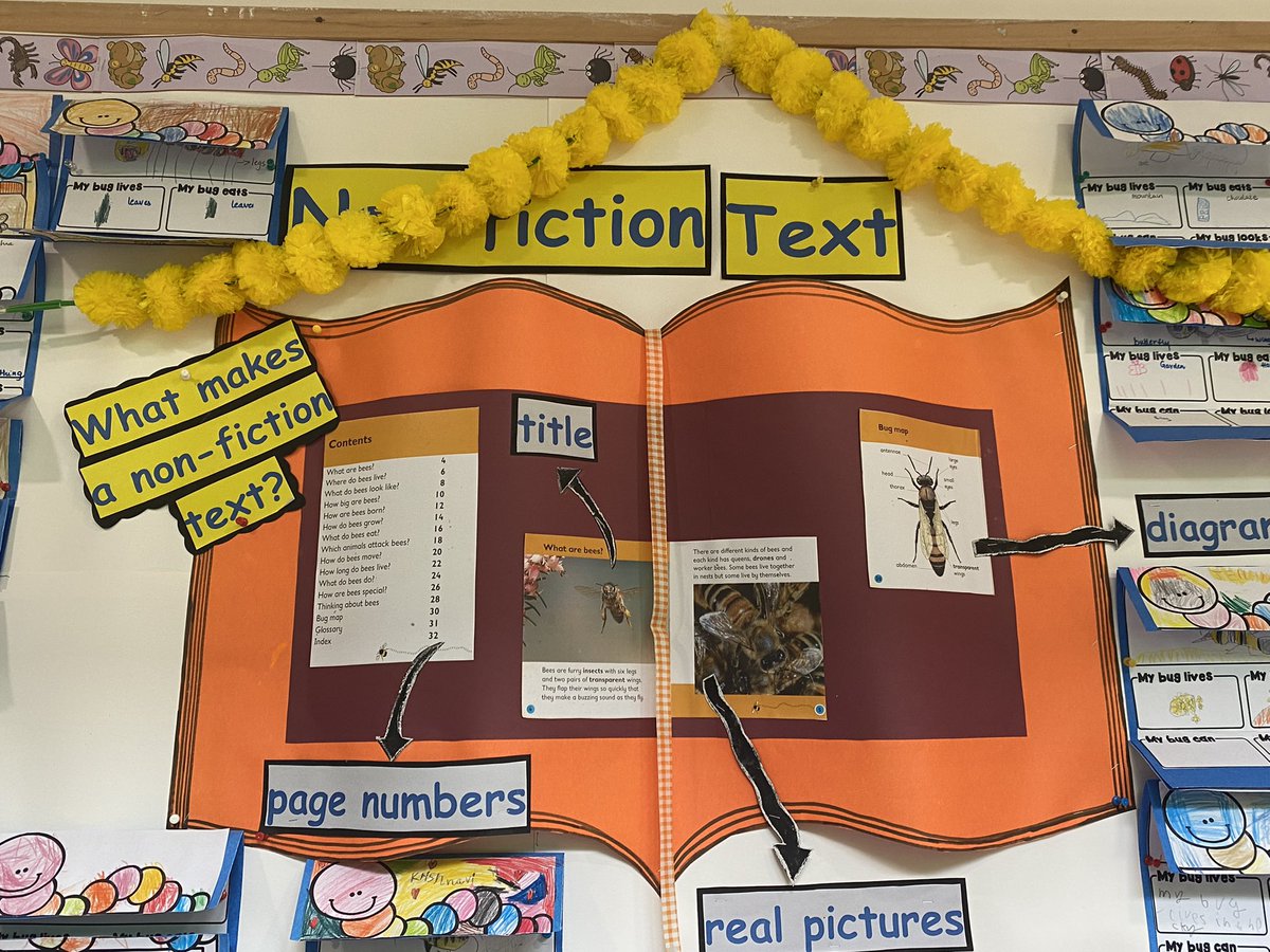 sneh_wadhwaney's tweet image. A fantastic display on non-fiction texts by our Reception team and students @EyfsTbs @TBS_Delhi .
Take a learning walk around school to appreciate the many expressions of learning through displays : always an enriching experience. #learningwalk #displays @CStockwell_