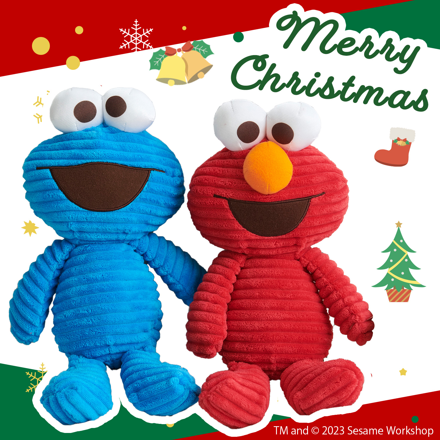 セサミストリート　クリスマスぬいぐるみ Amazon.co.jp: セサミストリート エルモ クリスマス サンタ