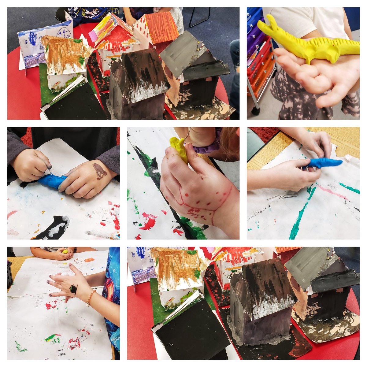 nmillerillo's tweet image. Back in class teaching with some 3D projects with the students. They were so sweet when they found out I was out sick. Extra hands helped clean, sort, and put away. I felt very lucky. 🥰

#artteacher #elementaryart #elementaryartteacher #artlesson #artteacherlife #arteducation