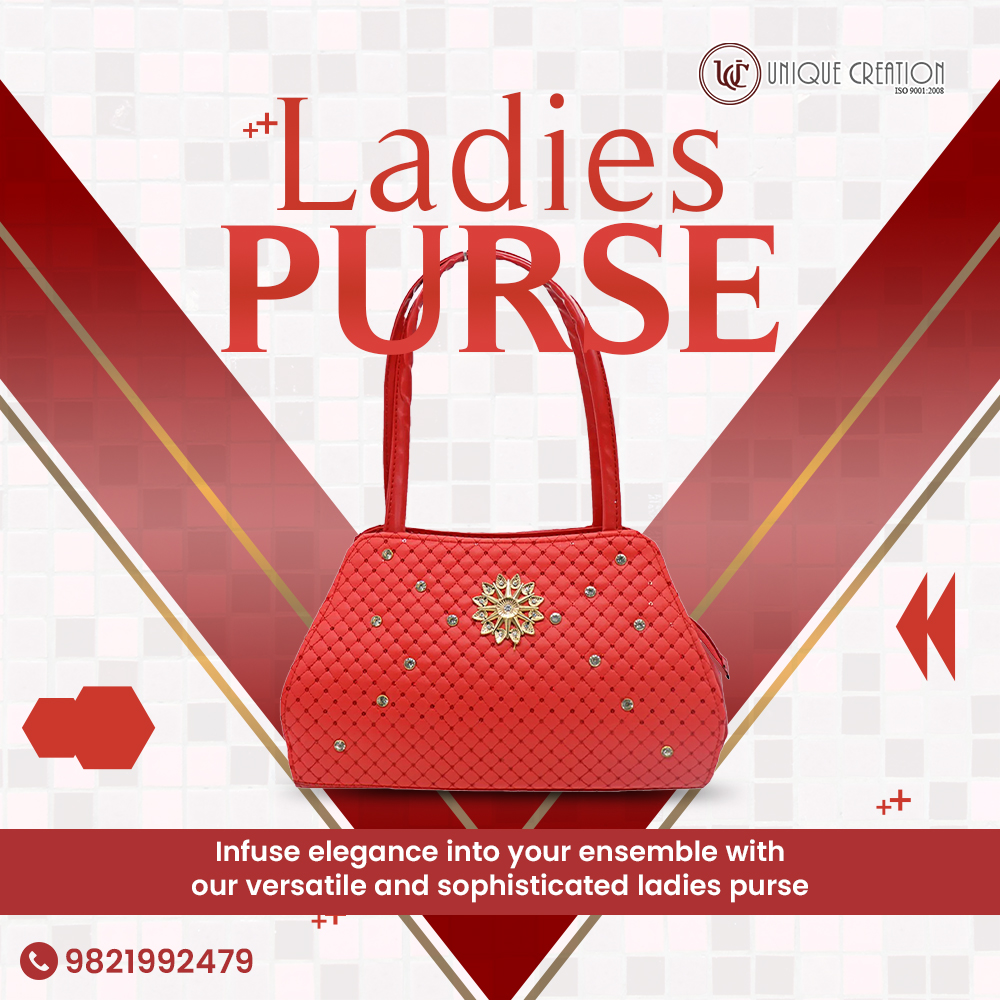 Make a style statement with our refined and pragmatic #ladiespurse, a perfect companion for any occasion. Discover our range today.
Call us at 9821992479 for #wholesale queries.
#exporter #dealer #distributor