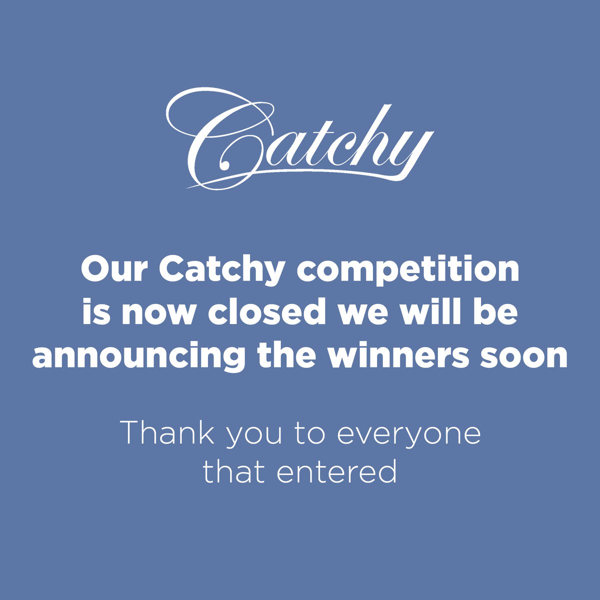 🎉Our Catchy competition is now closed, we will be drawing the five winners very soon, so keep your eyes on our social media channels🎉 #catchyconcepts #winner #competition #freecompetition
#giveaway #wine #champange #gin #drinkswithfriends #luxuryliving #winning #competitionuk