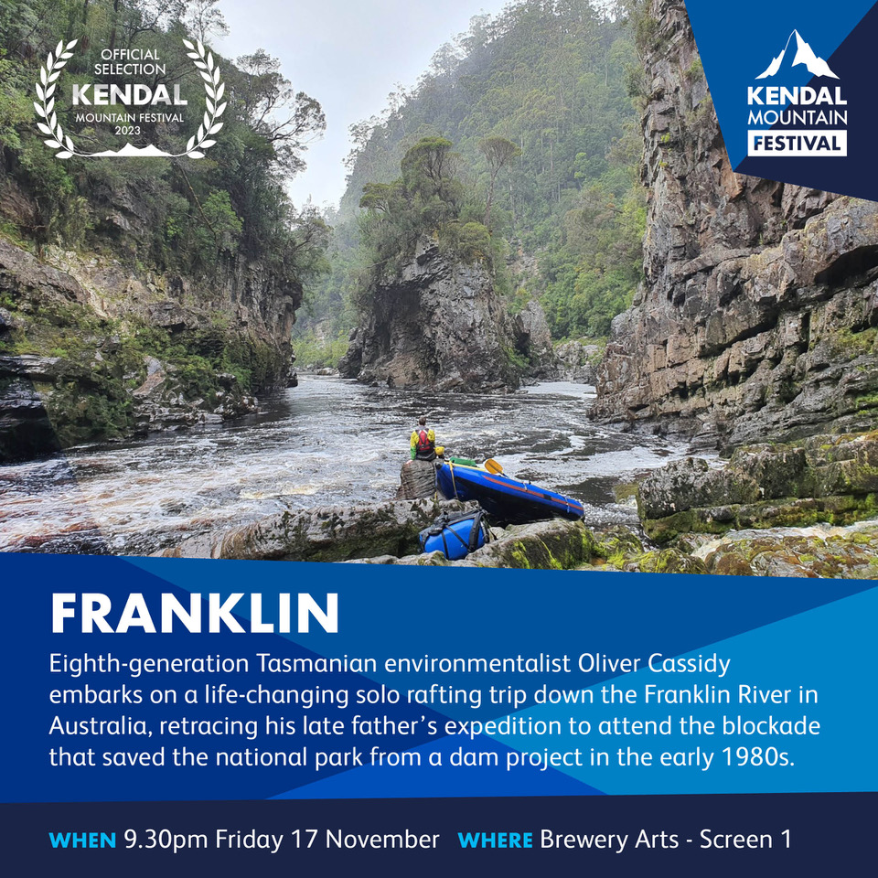 UK friends! You can catch #FranklinRiverMovie at @kendalmountain festival next Friday 17 November, 9.30pm at <a href="/BACKendal/">Brewery Arts</a> Get your tickets here: bit.ly/49wXJVd