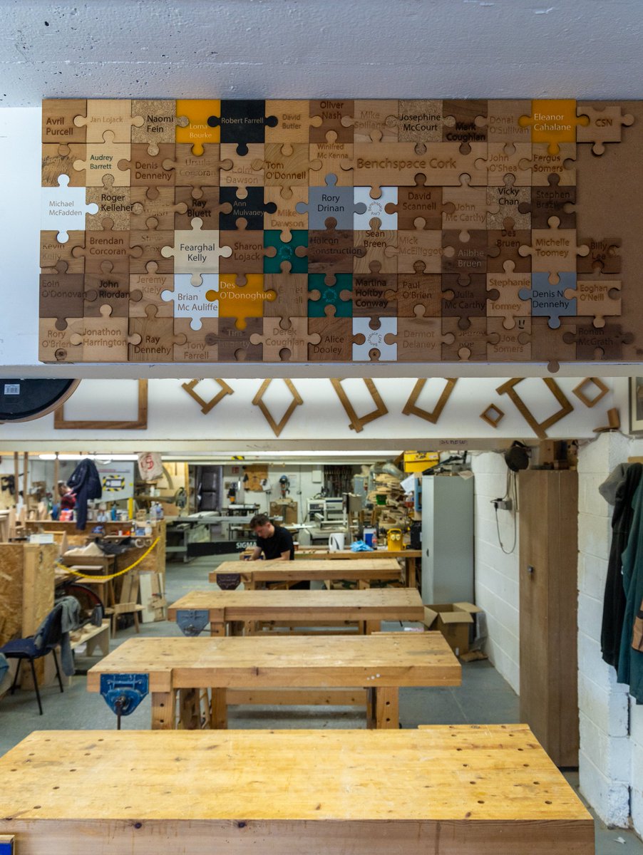 Reflecting on Our Journey 
We want to thank those who were with us from the very beginning. Each piece represents a donor from our crowdfunding campaign in 2017.
Contributions laid the foundation for what we've built together and has helped many a business grow in #corkcity 🌱
