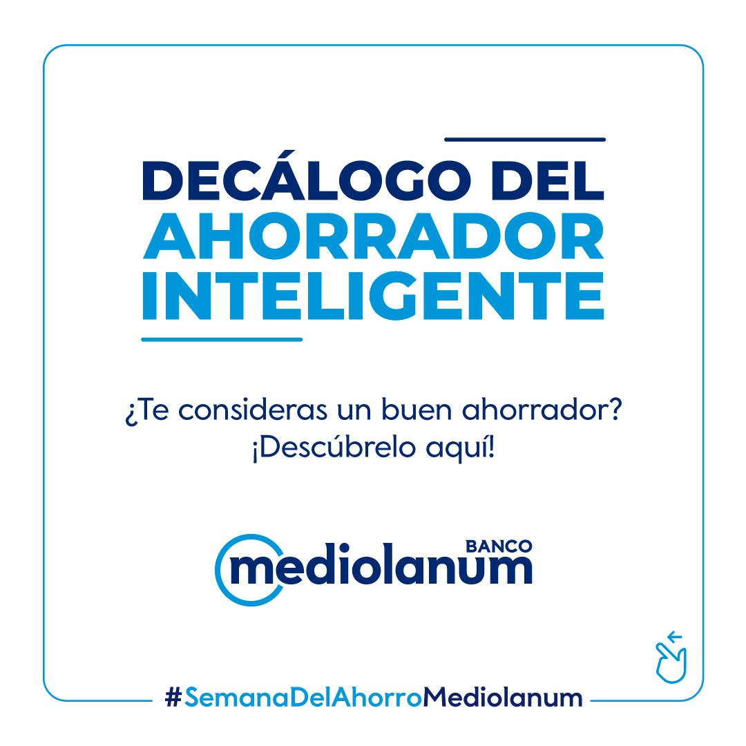 En el último día de nuestra #SemanaDelAhorroMediolanum queremos poner la guinda del pastel: ¿Sabes qué tienen en común los ahorradores inteligentes? Descúbrelo en nuestro decálogo 👇