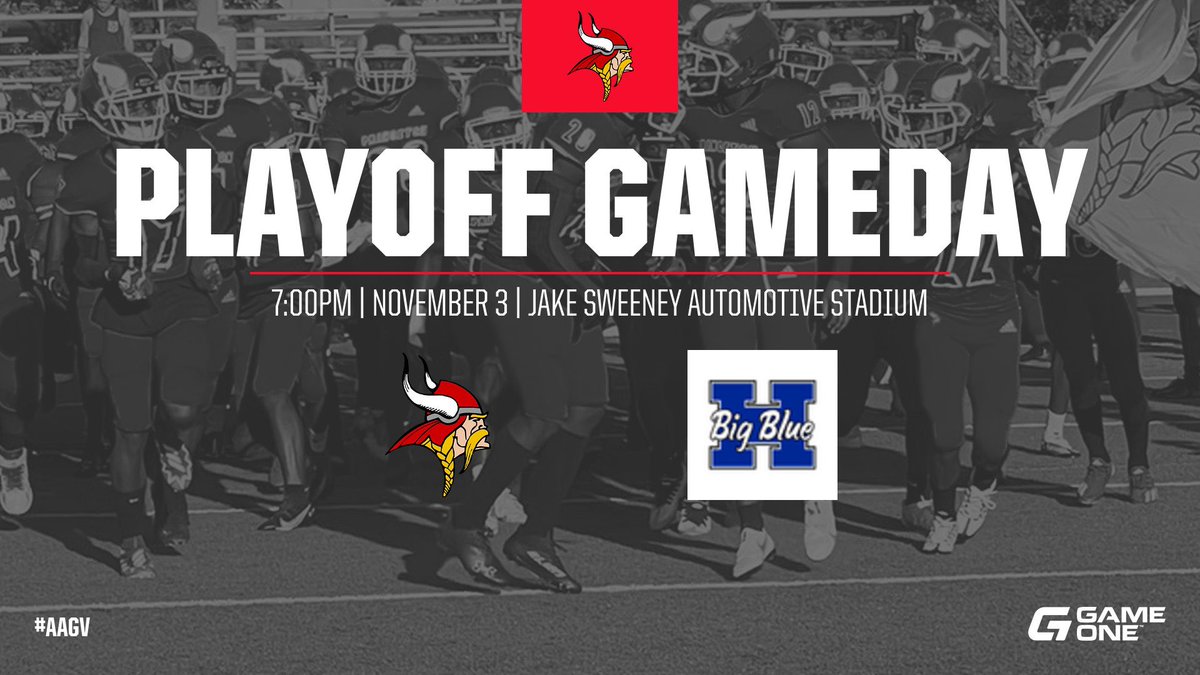 It’s Playoff Gameday for Princeton Football, Cheerleading, &amp; our Pride of Princeton Marching Band! 

🎟️: OHSAA.org/Tickets
👀: OHSAA.tv &amp; Spectrumnews1.com

The football game starts at 7:00pm. 

#AAGV #VikingDiff #GoVikes