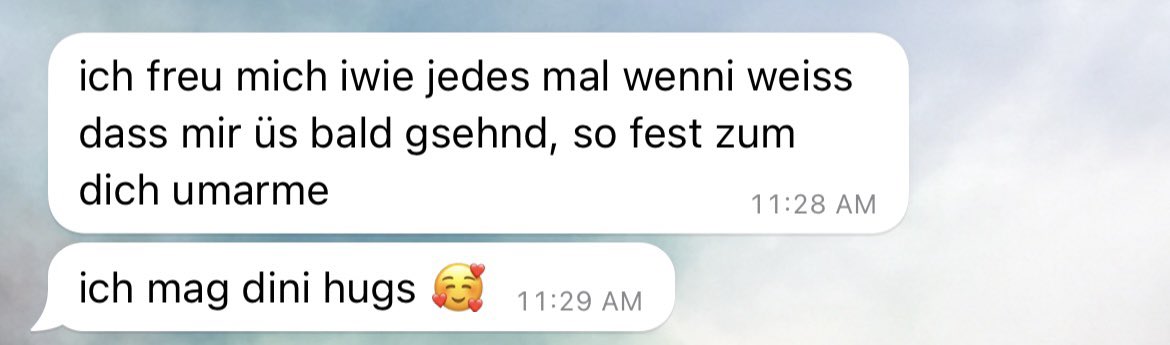 by far the most wonderful message i‘ve received in a while 🥹🥹🥹 i love my people sm 🥲