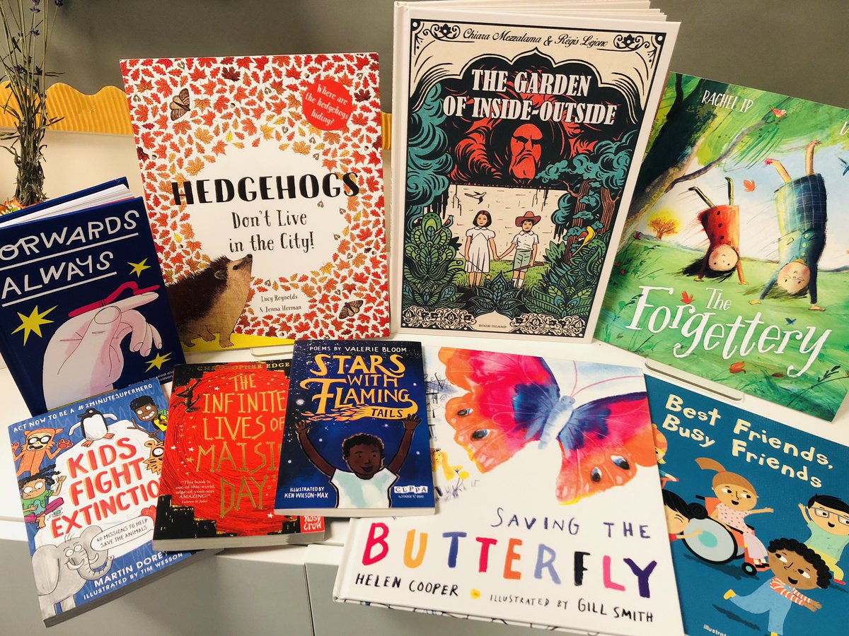 Very excited for our first Teachers’ Reading Group next Wednesday in Cheltenham. Look at these lovely books that the @OpenUni_RfP and @The_UKLA have kindly sent us to share! 😍 #TRG #readingforpleasure #OURfP