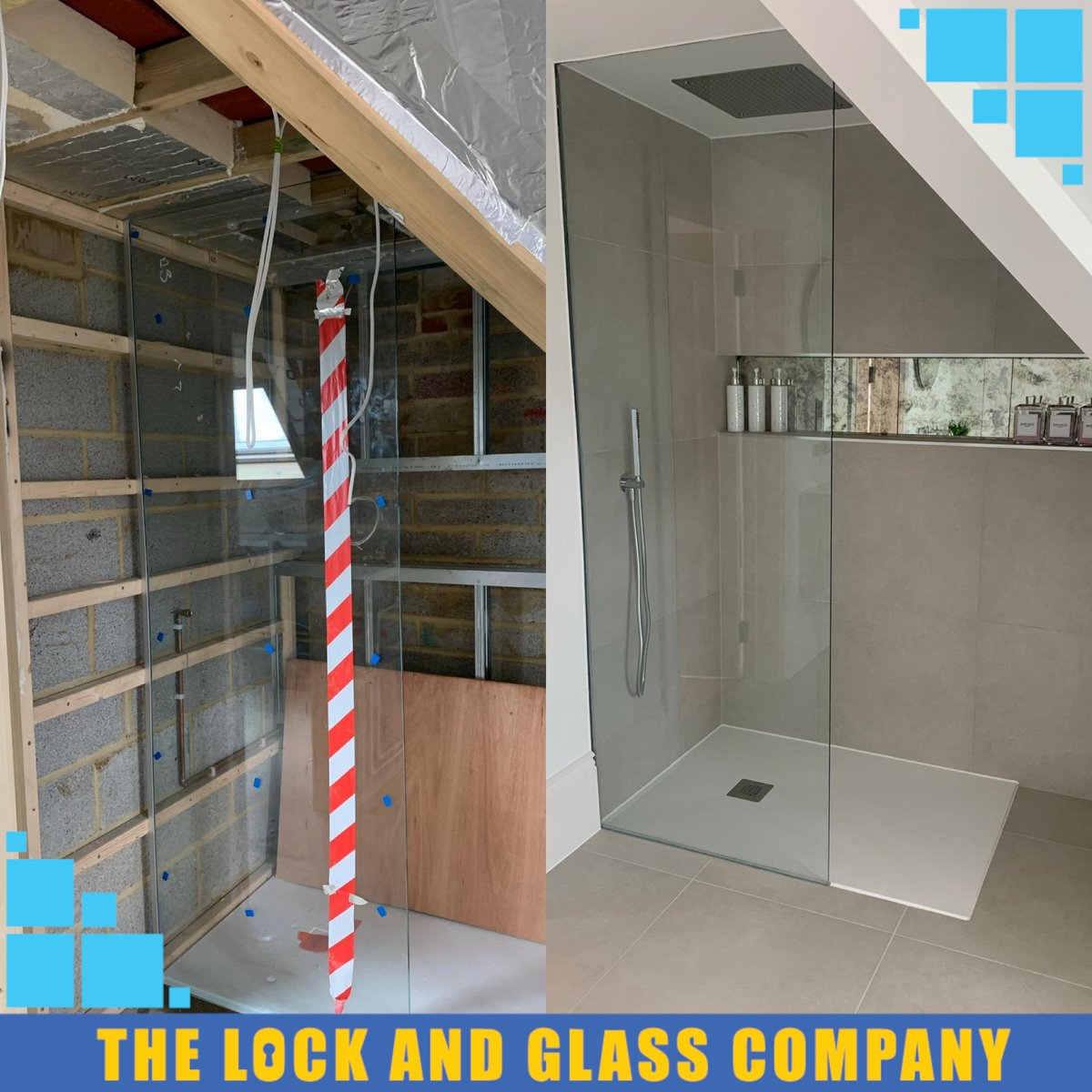 tlagc1's tweet image. Before and after pictures of a Bespoke shower screen we fitted this week!
Any enquires please call us on 0800 0199 474 
or drop us an email at sales@gcglassandlocks.com 

#thelockandglasscompany #showerscreen #fitting #locksmith #windows #glazing #doors #24hourservice