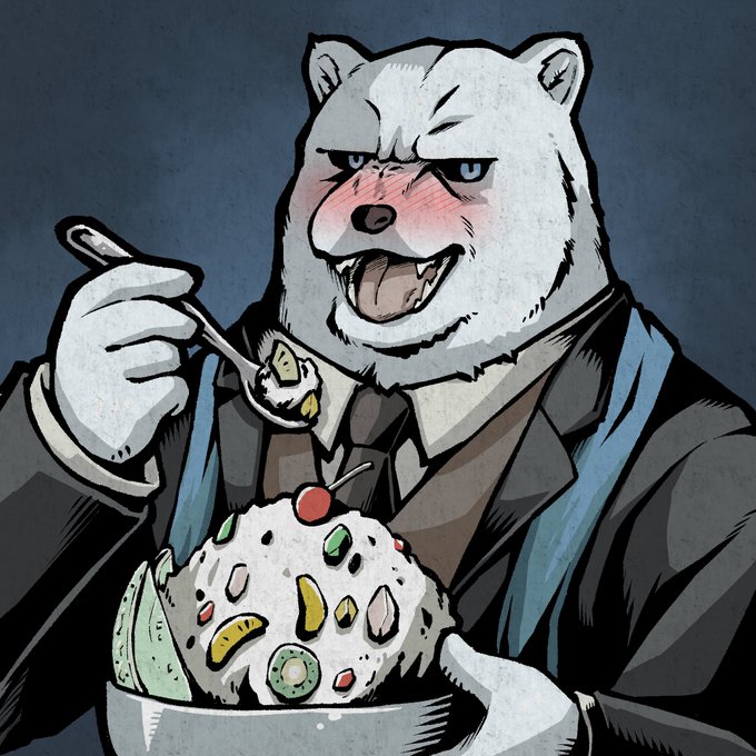 「fruit polar bear」 illustration images(Latest)
