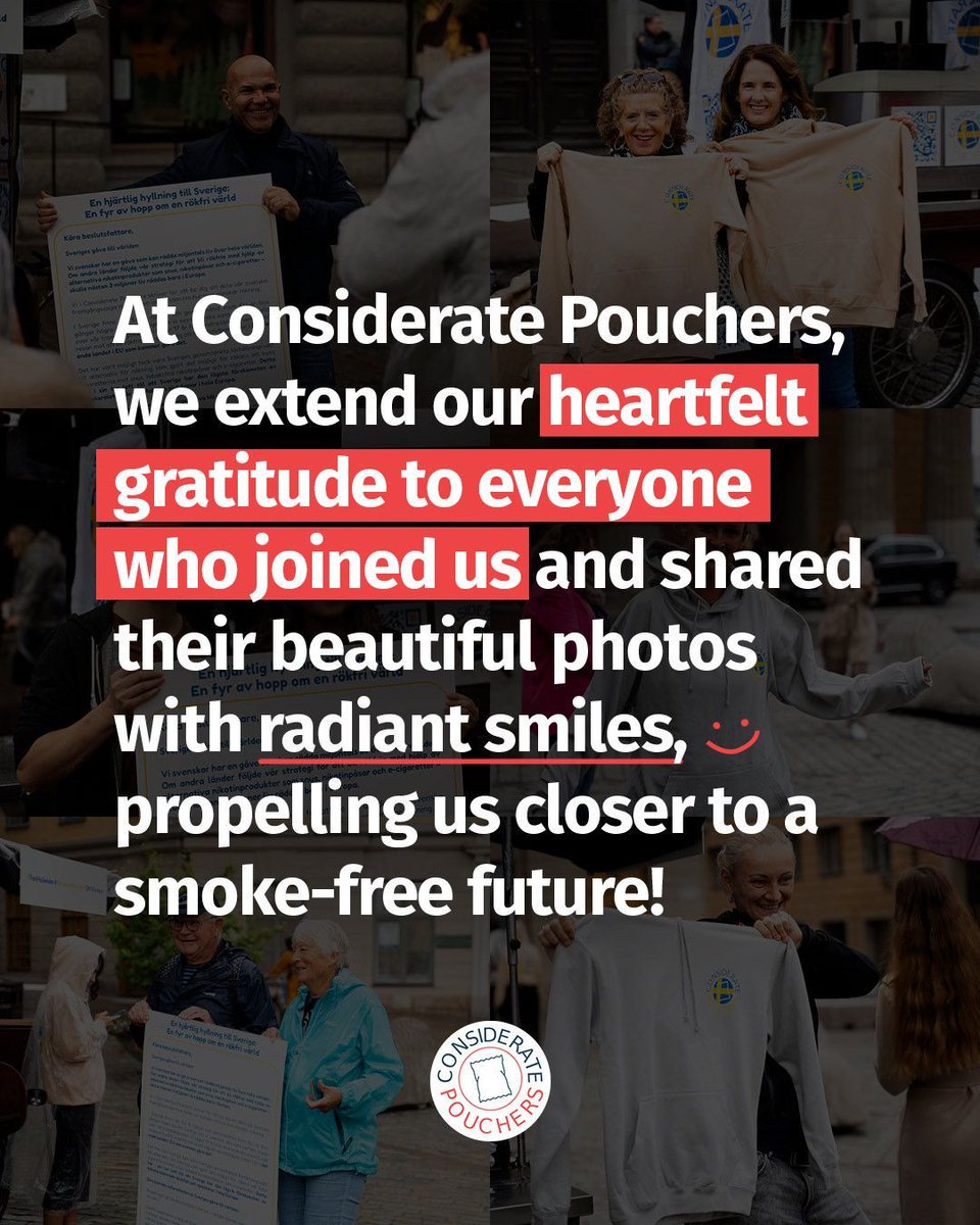cpouchers's tweet photo. Thank you so much! 💖😃

#ThankYouSweden #ConsideratePouchers #GiftToTheWorld https://t.co/dRQZdrHqc6