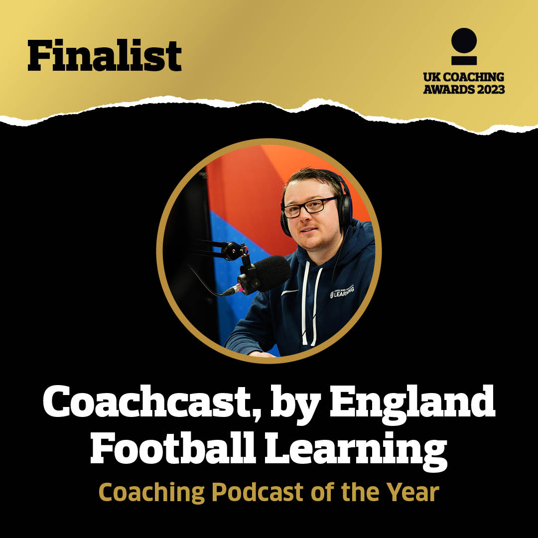 #UKCoachingAwards 🏆

Looking at our finalists 🔍

Coaching Podcast of the Year 🎙️ 

The brainchild of <a href="/EnglandLearning/">England Football Learning</a> – a part of the <a href="/FA/">The FA</a> – the podcast focuses on coaching principles like player understanding, empowerment, effective session planning

👉 bit.ly/47fmbbt