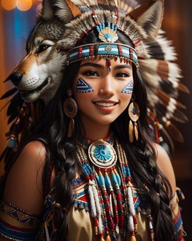 native american Beauty gril