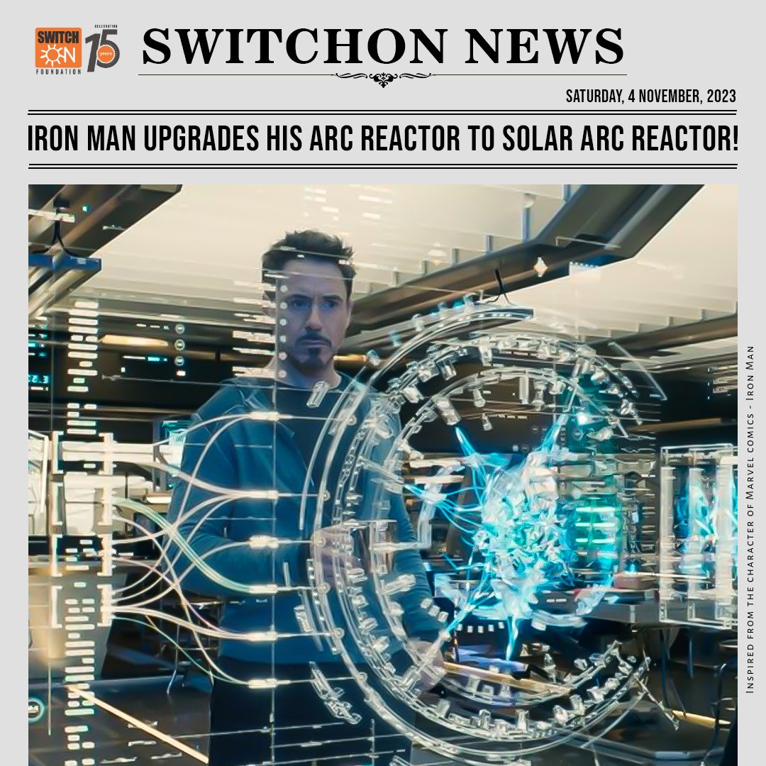 SwitchONIndia's tweet photo. With #RenewableEnergy at the core, #IronMan is not just a mere superhero. He is a true eco-warrior 💯
Got an idea to reduce carbon footprint? Leave them in the comments.
Follow us for #ClimateContemplation
Character credit: Ironman from Avengers
#AnimeRealm #SwitchONFoundation https://t.co/L6rDCBIL37