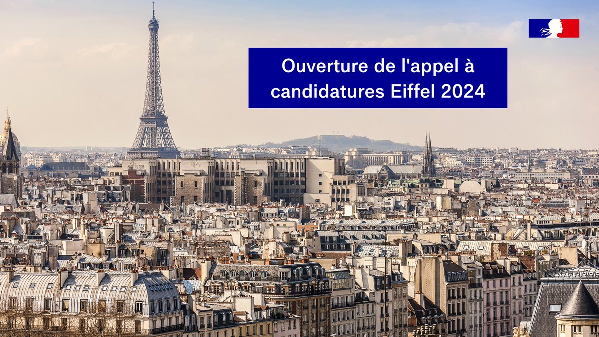 📣 Ouverture de l’appel à candidatures 2024 #Eiffel pour les niveaux Master et Doctorat ! 📣 👉 Bourse de 36 mois, pour des candidats en 1ère année de thèse et primo-arrivants. 👉 Bourse de 6 à 18 mois, en fonction de l’année d’inscription. ➡ swll.to/18cIa