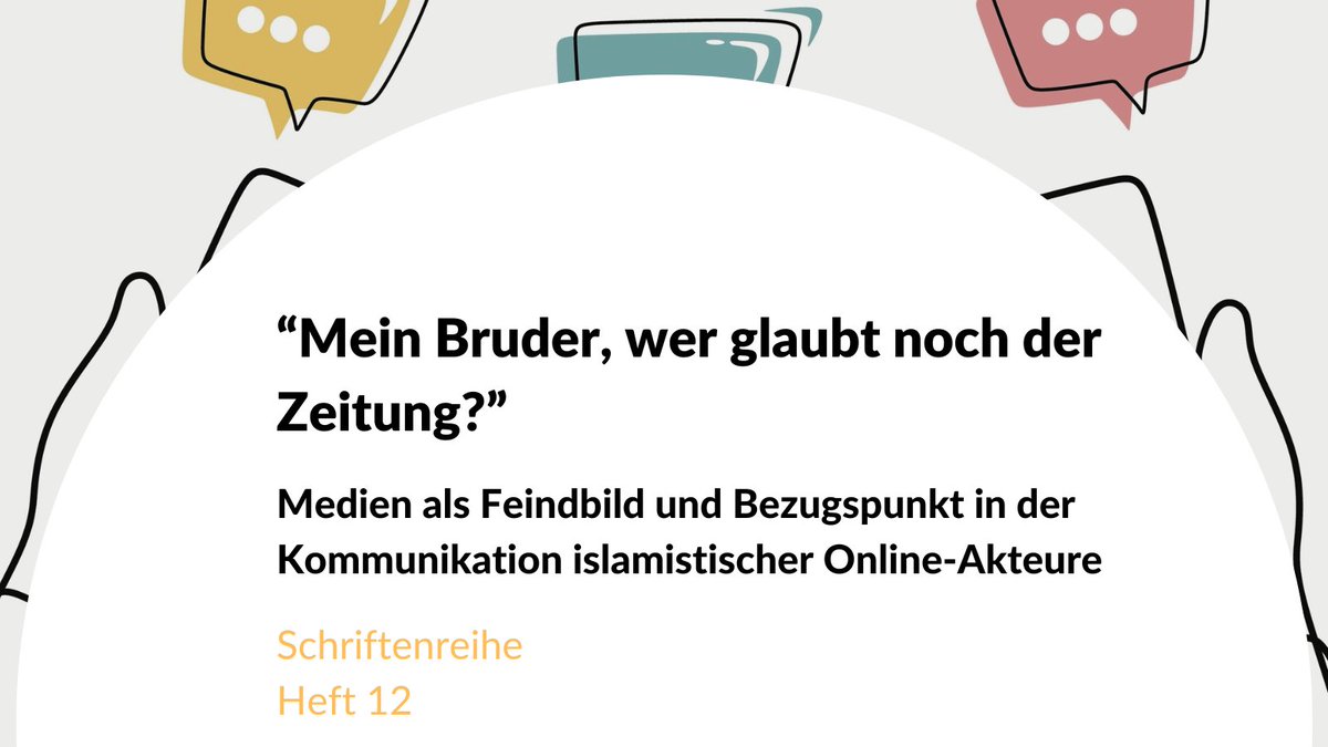 Wie nehmen Online-Akteure des islamistischen Extremismus Bezug auf Massenmedien? Welches Framing von Medien und Journalist*innen nehmen sie vor? Gibt es eine allgemeine kommunikative Strategie? Antworten darauf finden Sie in Heft 12 unserer Schriftenreihe. violence-prevention-network.de/wp-content/upl…