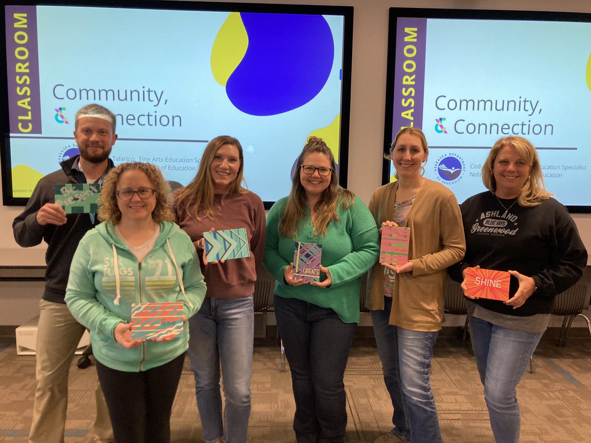 <a href="/ESU2_NE/">ESU2</a> with Visual Art Teachers creating, collaborating, learning together &amp; sharing. Thank you <a href="/SheldonMuseum/">Sheldon Museum of Art</a> &amp; Gallery West 92 for the presentations. So much fun to share &amp; learn strategies for visual arts ed with #FineArtsEdNebraska teachers. <a href="/NDE_News/">NDE NEWS</a>