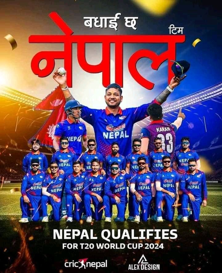 umesh_ch11's tweet image. Bravo!🇳🇵🇳🇵🇳🇵🇳🇵🇳🇵
So beautiful, so elegant...just looking like a WOW!
Congratulations to our champions.
Best wishes for #T20WC2024🎆
#NEPvsUAE #Congratulations #NEPAL
U~P~C @association_can