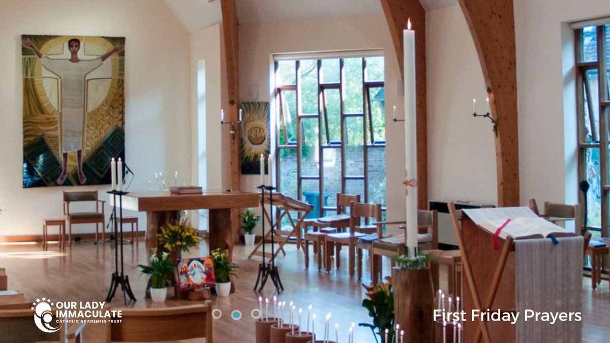We now come to the final hour of our First Friday Prayers and we thank Brother John, a Catholic Priest and Benedictine Monk at Turvey Abbey for leading us in prayer and reflection #OLICATcommunity #OLICATFirstFriday