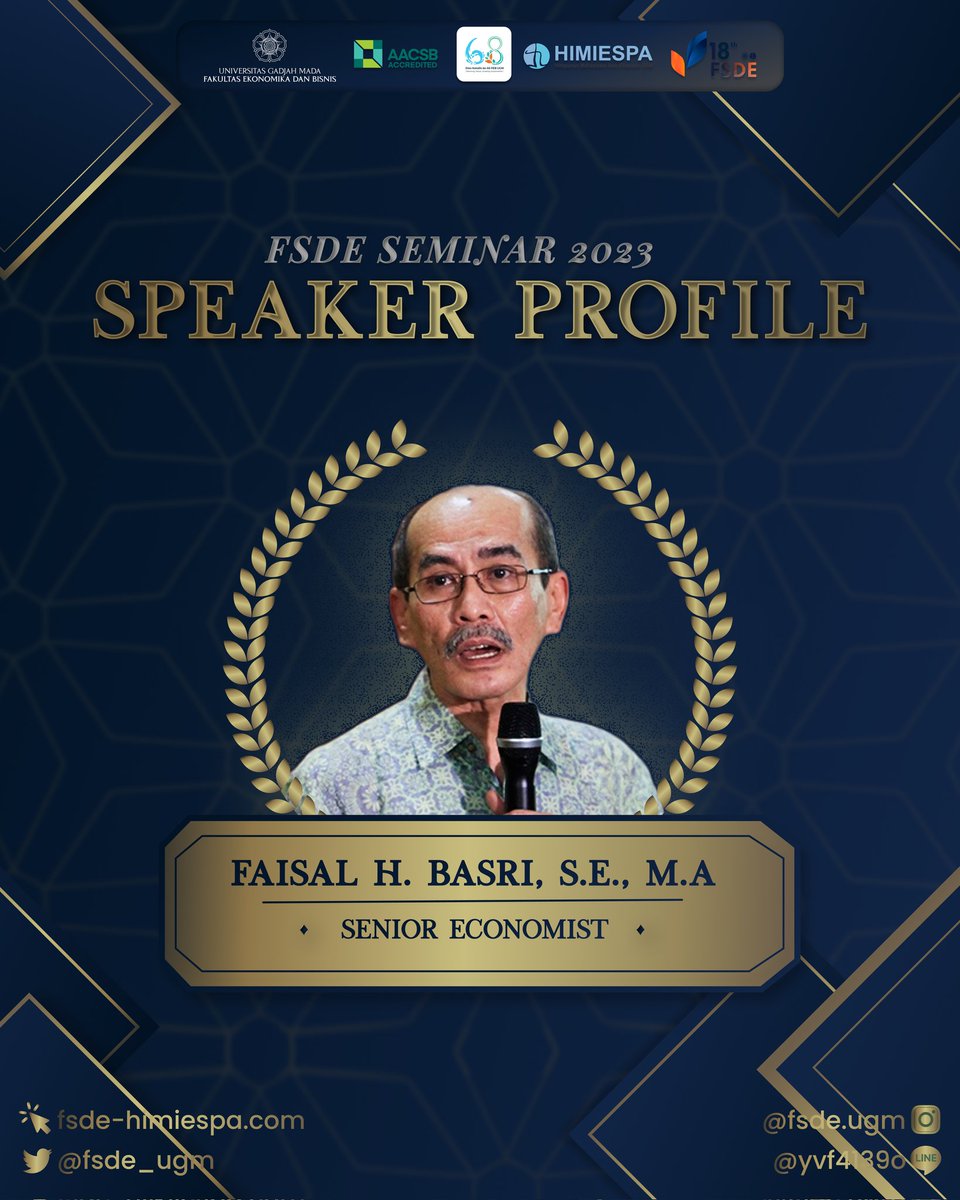 FSDE_UGM's tweet photo. [SPEAKER REVEAL FSDE SEMINAR]

🗣👀Get ready to embark on a journey of enlightenment and inspirations as Drs Andrinof Chaniago and Faisal H. Basri shares their vision in advance to Ibu Kota Nusantara!🚀🌏 https://t.co/ekDWqPeRCb