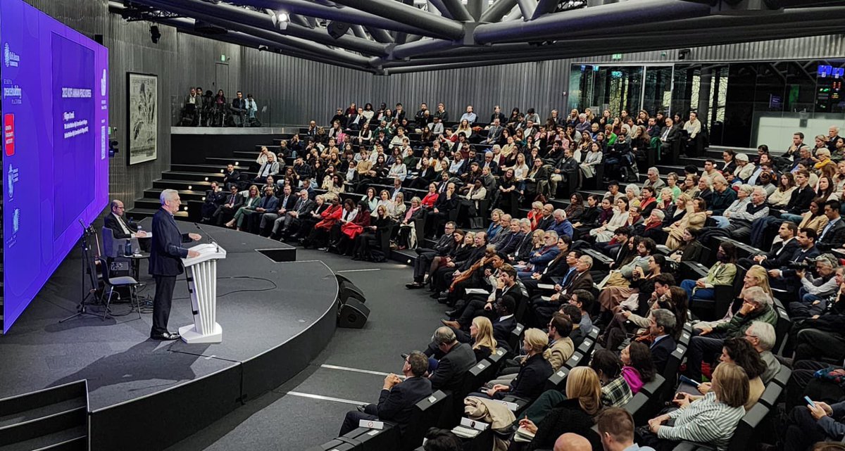 swiss_un's tweet photo. Abuse that would trigger outroar some years ago now barely make a ripple in the daily news, said @FilippoGrandi in concluding the @GenevaPeaceWeek 2023. Kofi Amman’s voice of care, compassion, and understanding must be heard above hate speech. Link to live feed ⬇️ https://t.co/YCCMPC20cn