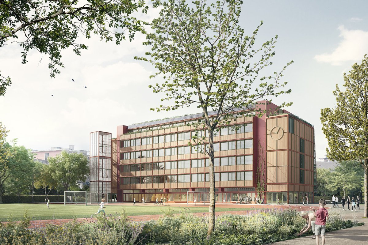 1. Rang Projektwettbewerb Schulanlage Utogrund, Zürich - Dr. Deuring + Oehninger AG deuringoehninger.ch/1-rang-projekt…