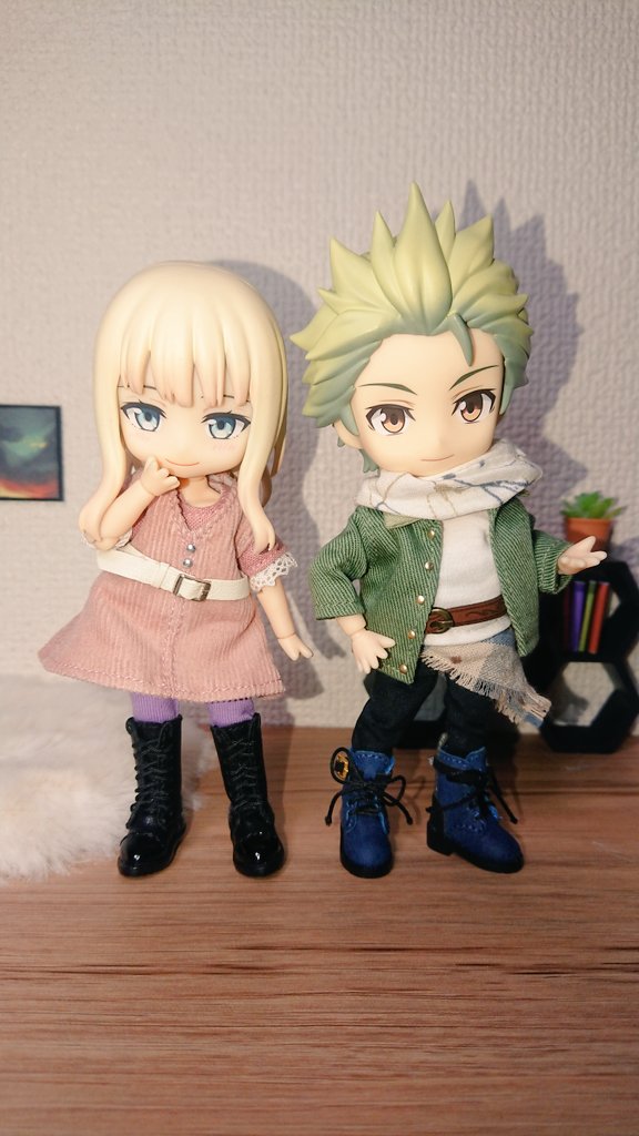 mh2339's tweet photo. ⚠️ねんどろいどカスタム

何を思ったのか、一年くらいかけてユリアンとモニカのねんどろいどを錬成しておりました。
既存パーツを組んだだけなのですが、神々のお陰でなかなかどうしてそれっぽくなったような気がします！

公式のねんどろいど発売、ずっと待ってます🙏

#ロマサガ
#MOGコレ
#めっこり https://t.co/4bZNO9RuoT