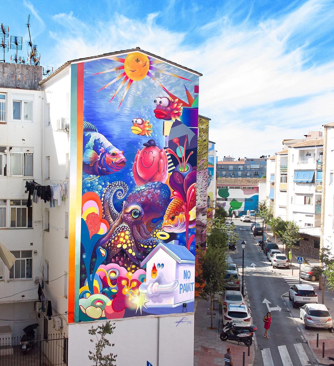 brababella's tweet photo. #Streetart by #MURFIN @ #Fuengirola, Spain, for #AyuntamientodeFuengirola 
More pics at: https://t.co/1624iK4MQI
#streetartFuengirola #streetartSpain #Spainstreetart #arteurbana #urbanart #murals #muralism #contemporaryart #artecontemporanea https://t.co/ICzlPNHyUD