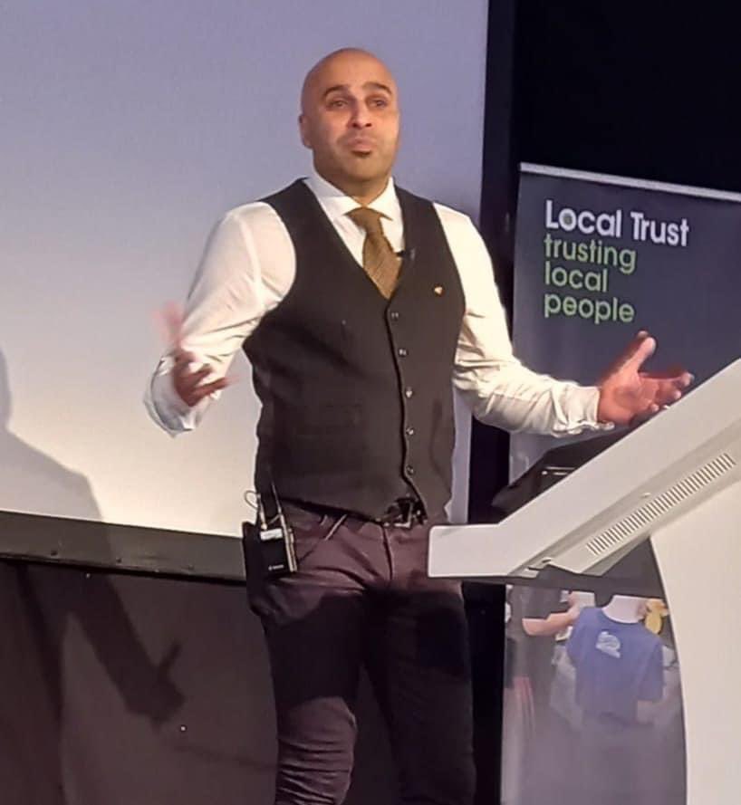MarcellusBaz's tweet photo. @LocalTrust @SwitchUpNotts @NottsBoxing I was honoured to be invited as opening key note speaker at the Local Trust national conference.
I was inspired to speak to so many incredible individuals that are making such meaningful impact within their communities across the UK. #CONNECT #Community https://t.co/SZJphDcTDE