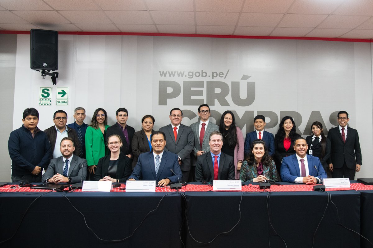 CLDP_DOC's tweet image. In October, CLDP and @USAID_Peru, supported @Peru_Compras efforts to modernize and improve efficiency in public contracts using #frameworkagreements. @GSACoE and @CLDP staff shared guidance on designing framework agreements for services, with a key focus on #technology.