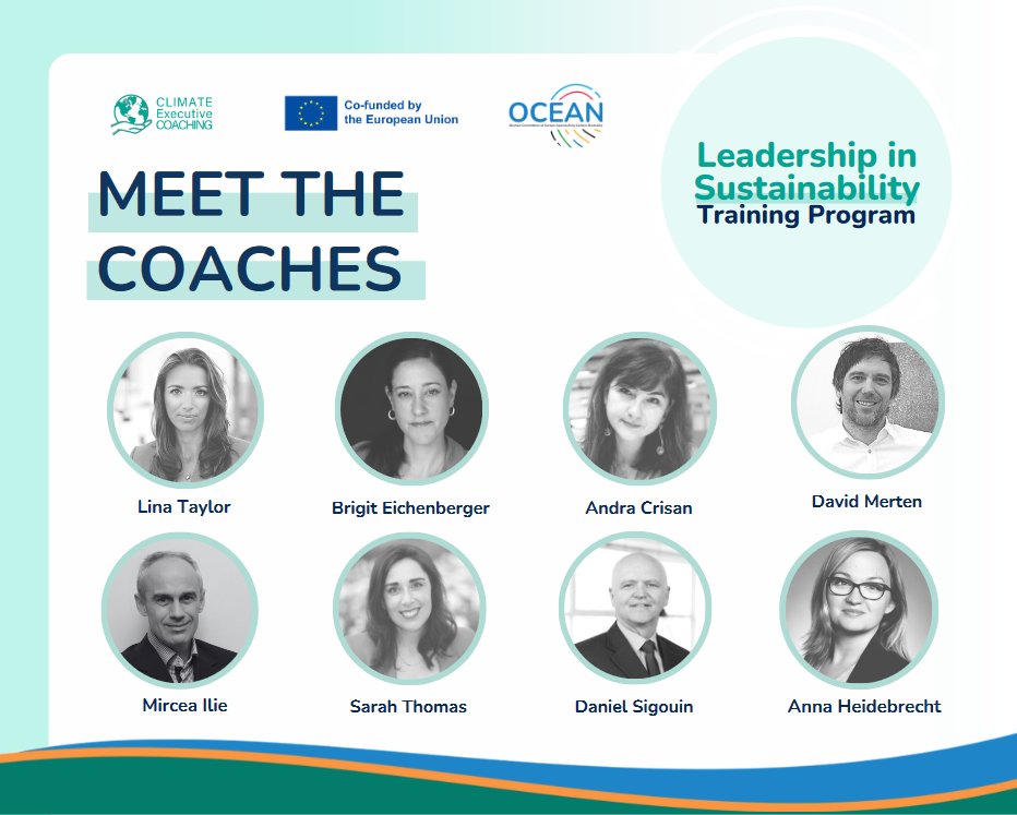 OCEAN Project (@oceanerasmus) on Twitter photo Module 2 of the #OCEANPROJECT ends with the completion of the Training Course on #Leadership🏆in #Sustainability🌱thanks to <a href="/ClimateExec/">Climate Executive Coaching</a> and our guest speakers who guided and advised Climate Action Officers from OCEAN´s 18 partner NOCs♻️
Next step▶️individual coaching sessions! Module 2 of the #OCEANPROJECT ends with the completion of the Training Course on #Leadership🏆in #Sustainability🌱thanks to <a href="/ClimateExec/">Climate Executive Coaching</a> and our guest speakers who guided and advised Climate Action Officers from OCEAN´s 18 partner NOCs♻️
Next step▶️individual coaching sessions!