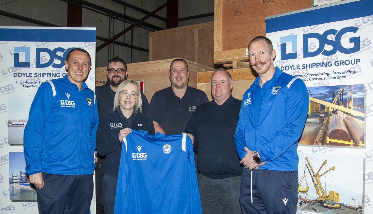 🤝 Bangor FC is delighted to announce a new partnership with <a href="/DoyleShipping/">Doyle Shipping Group</a> 
 
The sponsorship will see the Doyle Shipping Group logo visible on the men’s first team tracksuits throughout the 23/24 season. 

🟡🔵