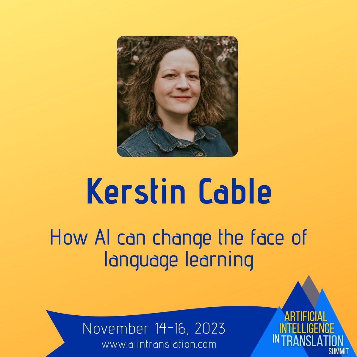 15 November: I'm speaking at the AI in Translation Summit about how AI is transforming language learning - kerstincable.com/aitranslation (aff. link)
great event featuring <a href="/techforword/">techforword</a> <a href="/NoraDiazB/">Nora Díaz</a> <a href="/gabrielfairman/">Gabriel Fairman</a> &amp; more