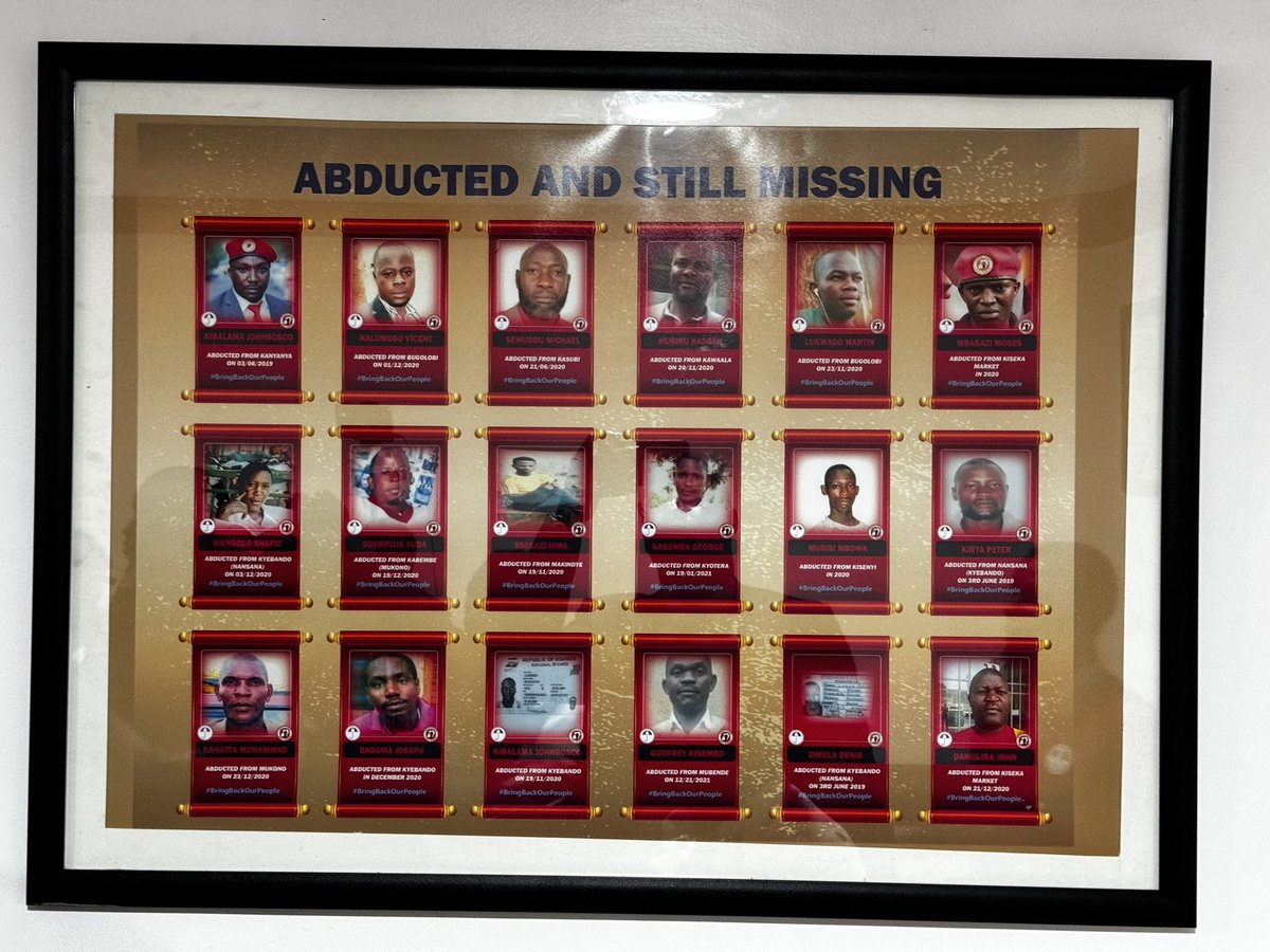 nickopiyo's tweet photo. Thank you @NUP_Ug @HEBobiwine @DavidLRubongoya @JoelSsenyonyi & the entire team for inviting me to the launch of your offices. I leave with the sad memory of your colleagues missing/disappeared and extrajudicially killed in the last couple of years. We must commit to seeking justice for them all.