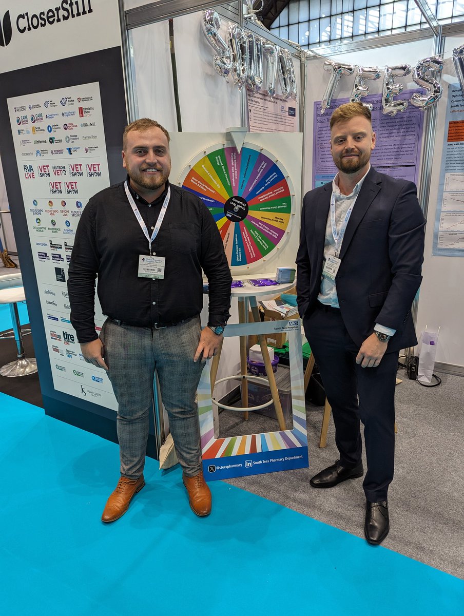 Curtis Booth (@curtisbooth1) on Twitter photo Come and visit our <a href="/steespharmacy/">South Tees Hospitals Pharmacy Department</a> stand and give our wheel a spin to learn all about our specialist pharmacy roles!
#cpcongress Come and visit our <a href="/steespharmacy/">South Tees Hospitals Pharmacy Department</a> stand and give our wheel a spin to learn all about our specialist pharmacy roles!
#cpcongress